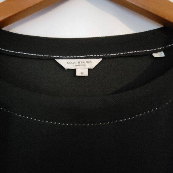Women's Max Studio London Black Dress M - Picture 2 of 3